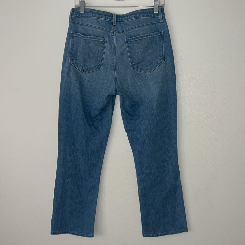 L’AGENCE Nadia High Rise Cropped Straight Rockford Blue Jeans Size 28 - Picture 8 of 11